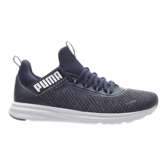 Men’s Puma 12 Navy Blue Enzo Woven Sneakers Shoes Softfoam Insole Lightweight - Picture 9 of 10